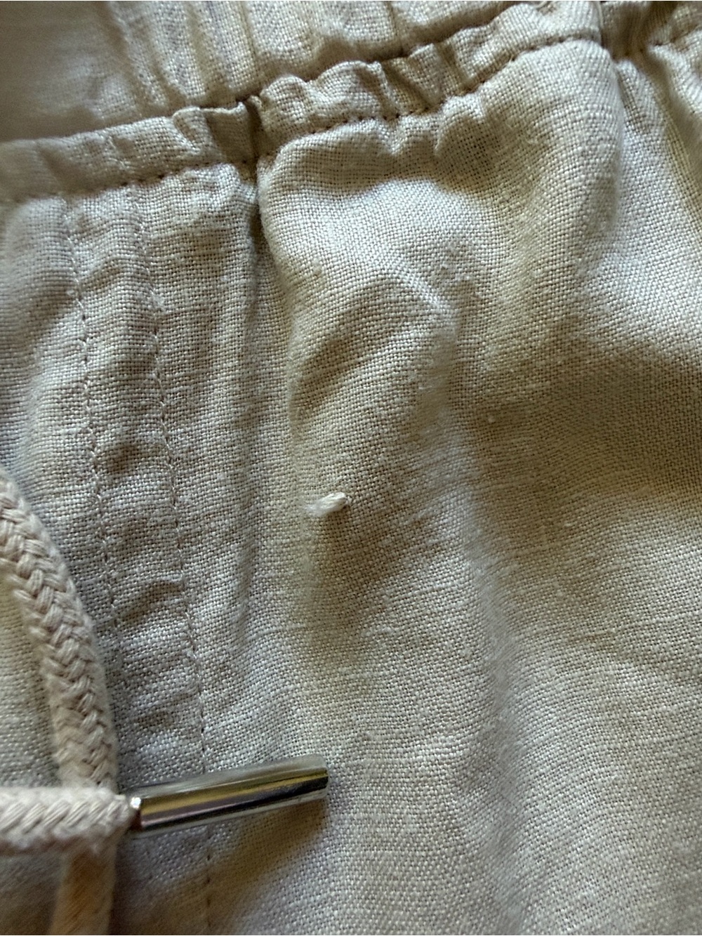 Quince Natural Beige Wide-Leg Linen Pants Size XL 💯Linen - Picture 10 of 10